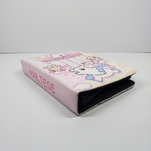 Moon Lab Studios TCG Zipper Binder Maltese Puppy on Carousel 20 Sleeves 4 Slots - Picture 3 of 7
